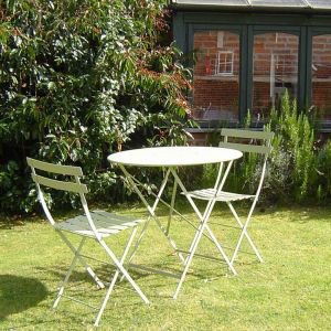 Bistro Furniture Set Table 96cm and 4 Chairs
