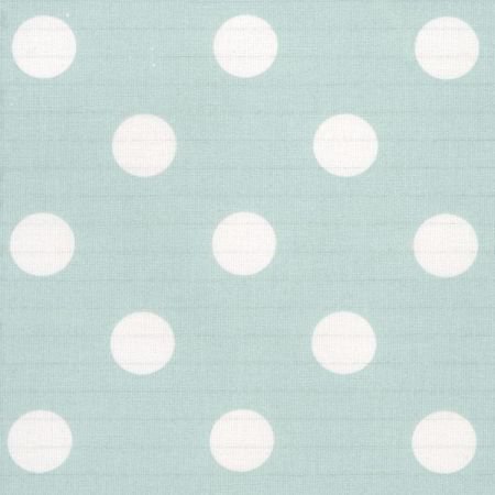 Duck egg large Polka Dot Oilcloth Tablecloth