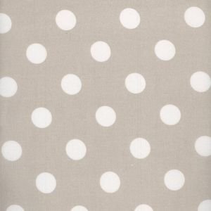 Toffee Large Polka Dot Oilcloth Tablecloth Toffee Large Polka Dot Oilcloth Tablecloth