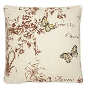 Botanical Print Cushion - Butterflies II