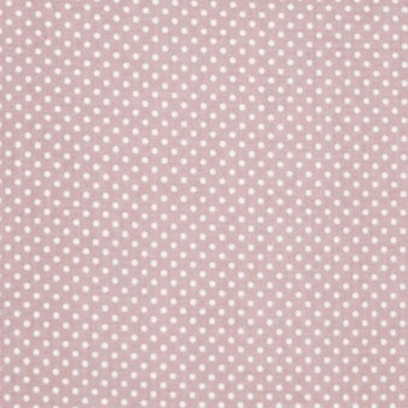 Pink polka dot oil cloth