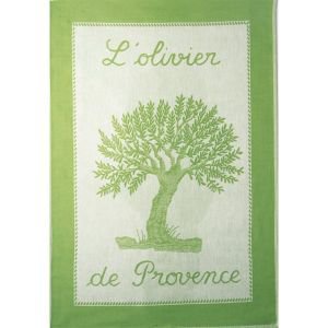 French Tea Towel - Olive Tree